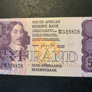 Lot 54 - Gerhard de Kock R5 note