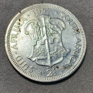 Lot 59 - 1957 2 shilling