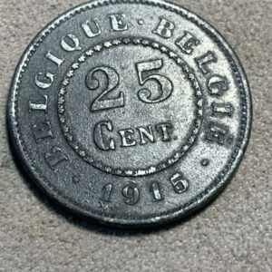 Lot 69 - Belgium 1915 25 cent