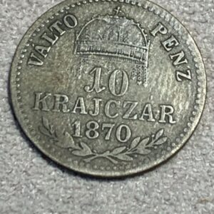 Lot 86 - Hungary 1870 10 Kreuzers