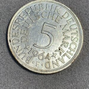 Lot 90 - German 5 Mark 1964