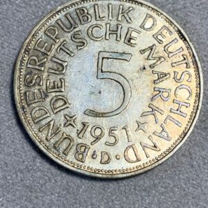 Lot 91 - German 5 Mark 1951