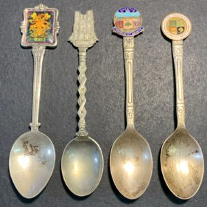 Lot 136 -Collection of 4 vintage spoons