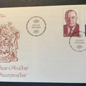 Lot 190. Vorster FDC