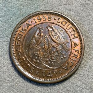 Lot 211. 1958 1/4 d