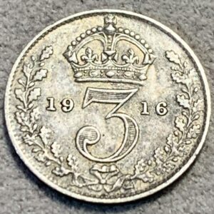 Lot 199. British 1916 3d