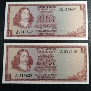 Lot 49 - TW de Jongh R1 x 2