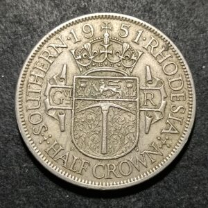 Lot 3. Southern Rhodesia half crown 1951