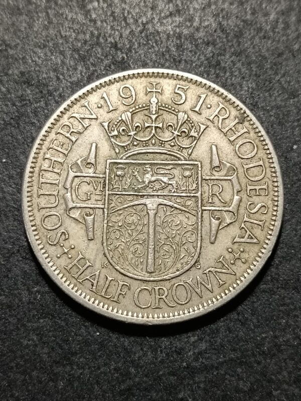 Lot 3. Southern Rhodesia half crown 1951