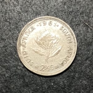 Lot 4. 1961 silver 2 1/2 cent