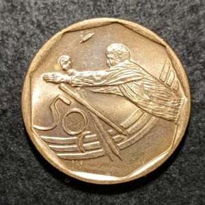 Lot 5. 2003 Jonty cricket 50 cent