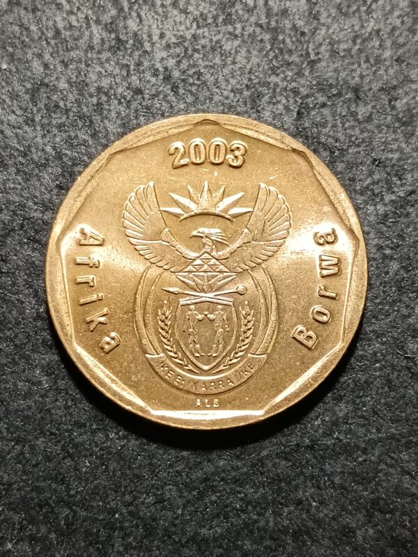 Lot 5. 2003 Jonty cricket 50 cent - Image 2