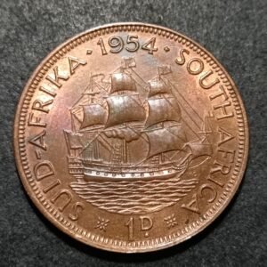 Lot 8. 1954 1 penny