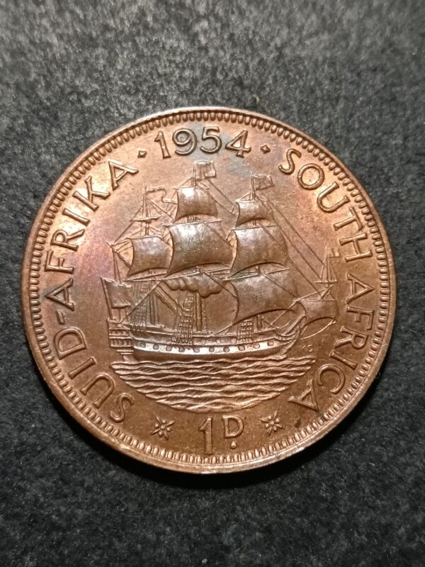 Lot 8. 1954 1 penny