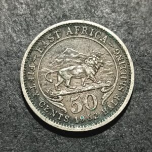 Lot 9. East Africa 1962 50 cent