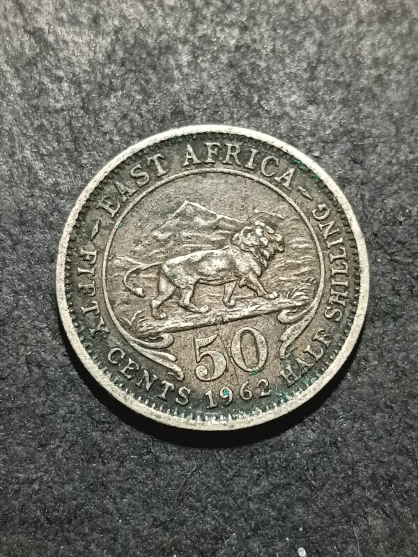 Lot 9. East Africa 1962 50 cent