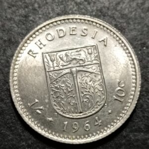 Lot 12. Rhodesia 1964 10 cent