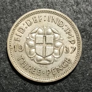 Lot 22. Great Britain 1937 3 pence