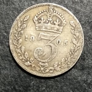 Lot 26. Great Britain 1905 3 pence
