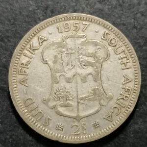 Lot 36. 1957 2 shilling