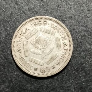 Lot 43. 1958 6 pence