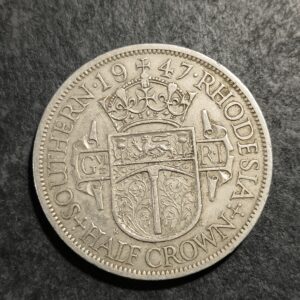 Lot 45. Southern Rhodesia 1947 Half Crown