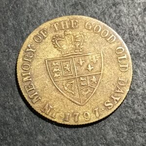 Lot 49. Memory of the good old days 1797 token