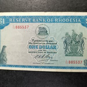 Lot 3 - Rhodesia $1 note