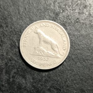 Lot 27 - 1957 Rhodesia and Nyasaland 6 pence