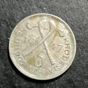 Lot 35 - Southern Rhodesia 1947 6 pence