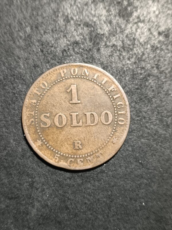 Lot 57 - Papal states 1 soldo 1867