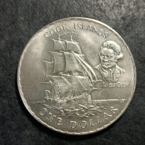 Lot 53 - Cook Islands 1970 1 dollar