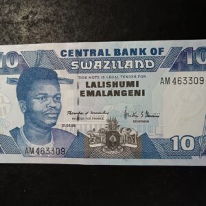 Lot 32 - Swaziland 10 emalangeni