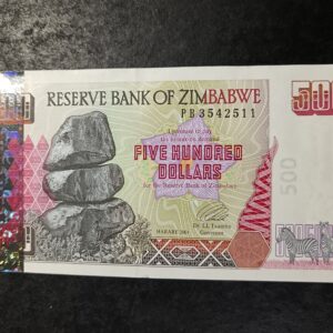Lot 21 - Zimbabwe $500