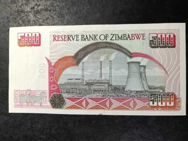 Lot 21 - Zimbabwe $500 - Image 2