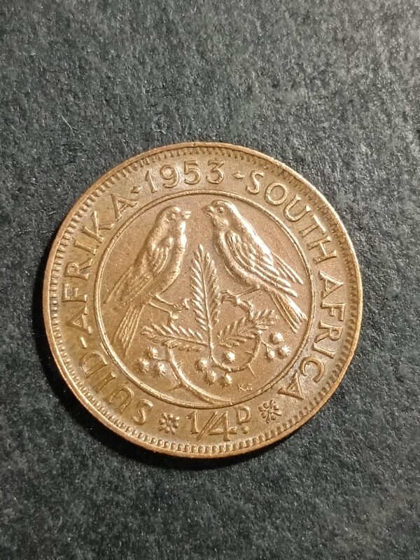 Lot 9 - 1953 1/4 penny