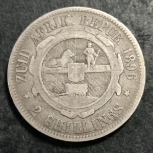 Lot 7 - 1896 ZAR 2 shilling
