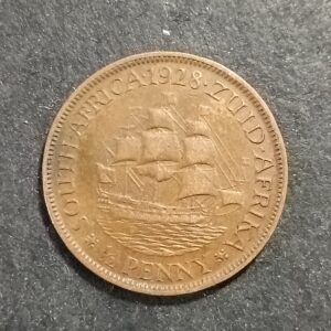 Lot 5 - 1928 1/2 penny