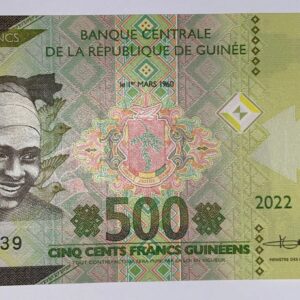 Lot 298 - Guinee 500 Francs