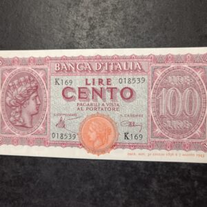 Lot 75 - Italian 100 Lira