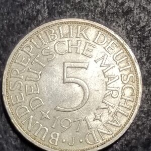 Lot 59 - German 5 Mark 1971