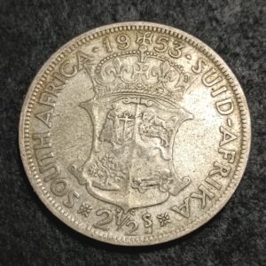 Lot 27 - 1953 2 1/2 shillings coin