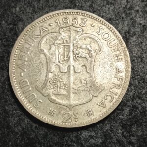 Lot 39 - 1953 2 shilling coin