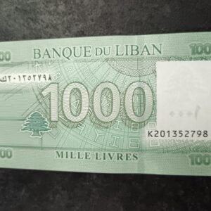 Lot 40 - Liban 1000 Livres note