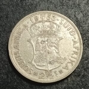 Lot 45 - 1953 2 1/2 shillings coin