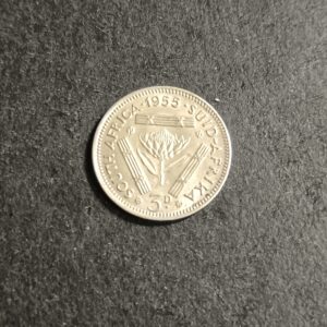 Lot 106 - 1955 silver 3 pence