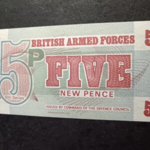 Lot 12 - British 5 pence Military
