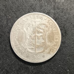 Lot 4 - 1954 silver 2 shilling