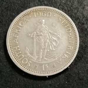 Lot 16 - 1960 silver 1 shilling