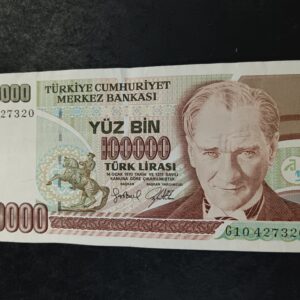 Lot 17 - Turkey 100000 Lirasi